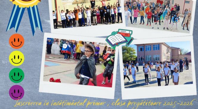 Clasa pregătitoare an școlar 2025-2026
